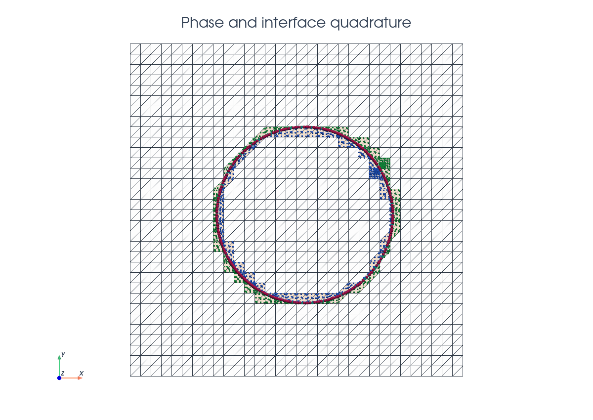 PyVista interface Poisson quadrature rules